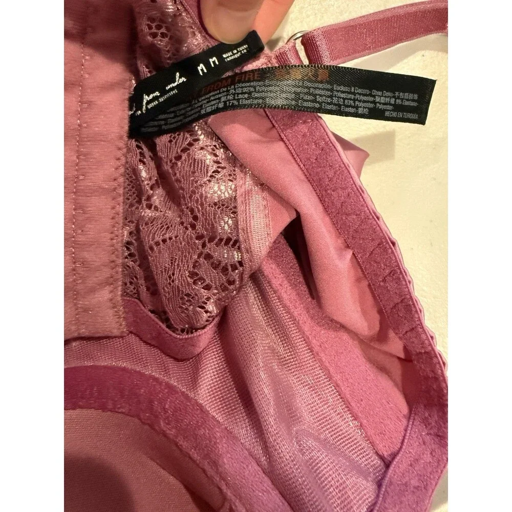 Urban Outfitters Bra Bustier Corset Women Med. Lace Romantic Festival Coquette